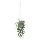 Atmosphera Kunstplant Hangplant met pot - Groen - 25x15x80cm