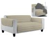 Elegant Datex Elegant gewatteerde bankhoes Doubleface, duif donkergrijs 1 plaats, 100% microfiber
