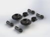 Horizon AR330338 Shock Rod End Set Nero (2)