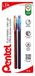 Pentel K110 Hybrid Dual Metallic 1 st Paars+Metallic Blauw/1 st Oranje+Metallic Geel