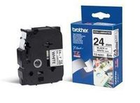Brother TZe-N251 labelprintertape, 8 m, 24 mm, Zwart op wit