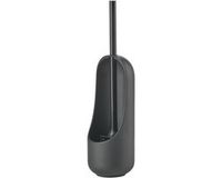 Zone Denmark Nova Toiletborstel met Houder - WC Borstel Vrijstaand - Toilet & Badkamer Accessoires - Beton - 41 x 11,8 cm - Zwart