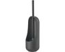 Zone Denmark Nova Toiletborstel met Houder - WC Borstel Vrijstaand - Toilet & Badkamer Accessoires - Beton - 41 x 11,8 cm - Zwart