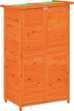 Syfax Tuinschuur 83x57x140 cm massief grenenhout bruin