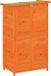Syfax Tuinschuur 83x57x140 cm massief grenenhout bruin