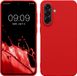 kwmobile coque de téléphone compatible avec Samsung Galaxy A56 5G - Coque arrière - TPU - Rouge classique