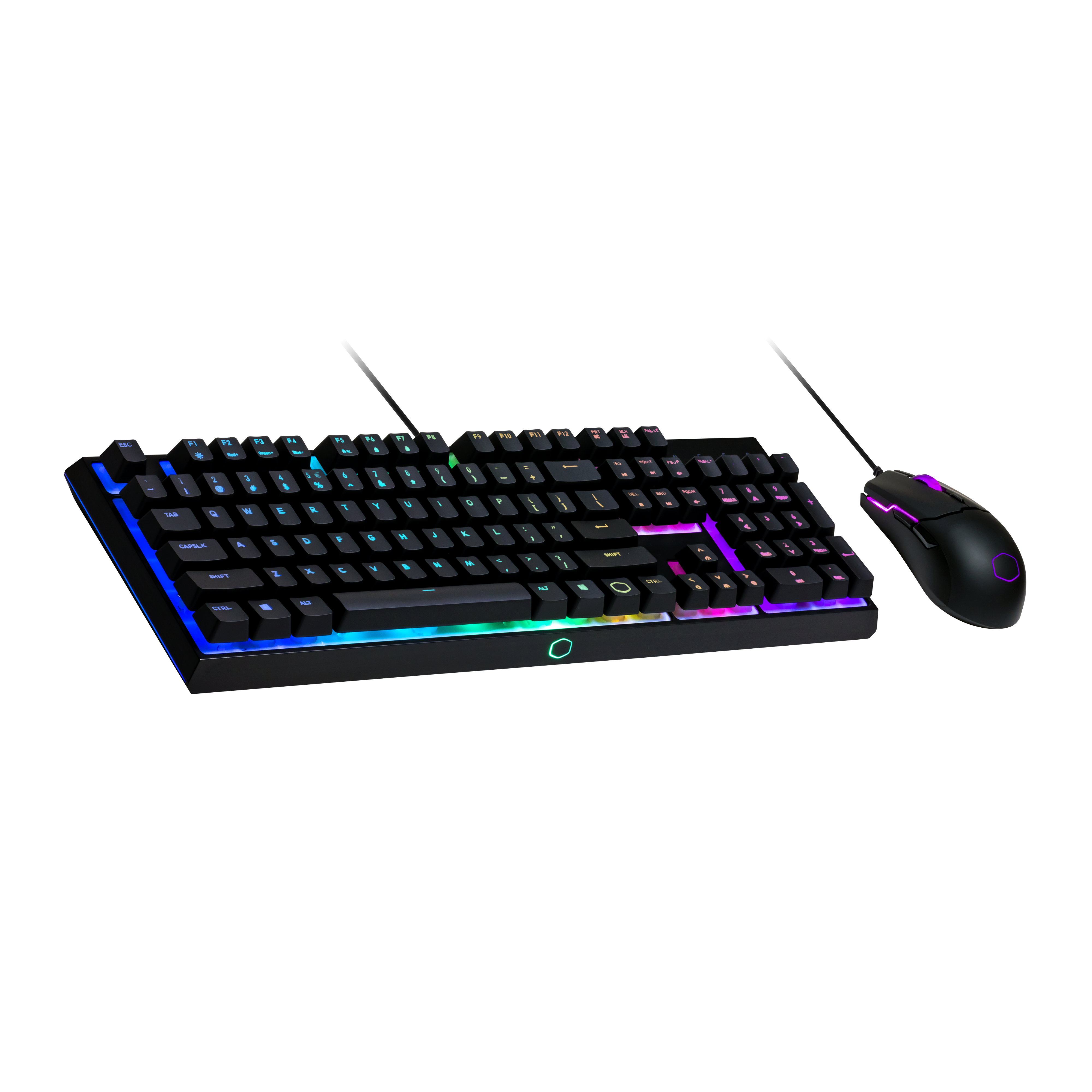 Cooler Master MS110 Gaming Toetsenbord - Zwart - QWERTY - USB - Met Muis