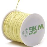 9KM DWLIFE Gevlochten Kevlar koord, 500LB, 2mm 100Ft, Hoge treksterkte, slijtage, vlamvertragend, vliegerdraad, vislijn, Model raket schok, hangmat Tarp Ridgeline, Tactische Survival Paracord