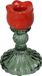 HD Collection Bougeoir Tulipe Verre 8x8x12cm