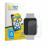 BROTECT Screenprotector 6 Stuks voor Betatree Smartwatch 1.85" Beschermglas transparant