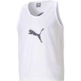 Puma T-shirt Bib 657251 Puma White - Katoen - Heren - Maat M
