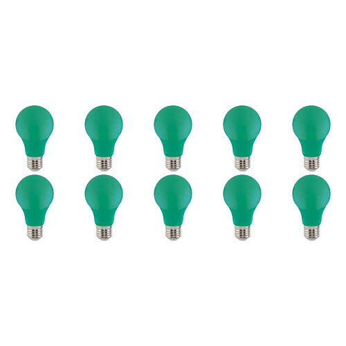 BES LED LED Lamp 10 Pack - Specta - Groen Gekleurd - E27 Fitting - 3W