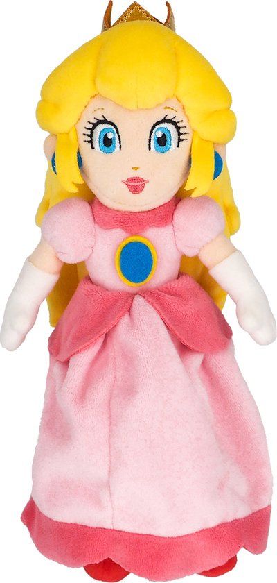 Toga Nintendo Together + Super Mario Bros – Princess Peach Official Licensed knuffel – 26 cm
