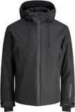 Jack & Jones Heren Jas winter Fusion Technical Jacket Zwart Maat S