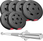 Hop-Sport Kunststof – Halterset – 59 kg – Lange halterstang 167 cm – 30 mm