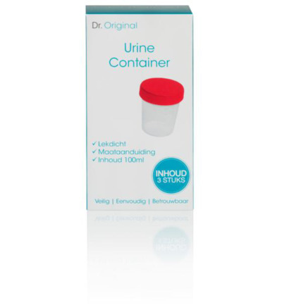 Dr Original Urinecontainer 3ST