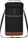 Sans marque Sac à vin - Porte-bouteille Sac de refroidissement - Garder les boissons au frais - Doublure thermique isolée - Pour deux bouteilles - Noir