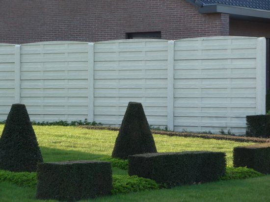 Intergard Beton schutting Woodstone dubbelzijdig 200x231cm