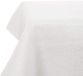 Deconovo Linnen Tafelkleed Kerstmis Afneembaar Polyester Tafelbeschermer Lotus Effect Stof voor Eettafel Party Wit 130 x 280 cm