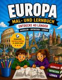 Mein großes Länder-Malbuch