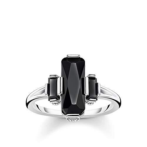 Thomas Sabo Damesring zwarte stenen 925 sterling zilver TR2267-641-11-52