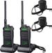 Retevis RT86, talkie-walkie double face, 8W, talkie-walkie avec haut-parleur et microphone, 2600mAh, sans fil, talkie-walkie de secours cloné pour chantiers