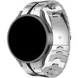 Strap-it Samsung Bracelet acier 'fer' Samsung Galaxy Watch FE (argent/noir)