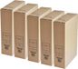 Esselte Kantoor archiefdoos - 5x - karton - bruin - 23 x 32 cm - A4 formaat