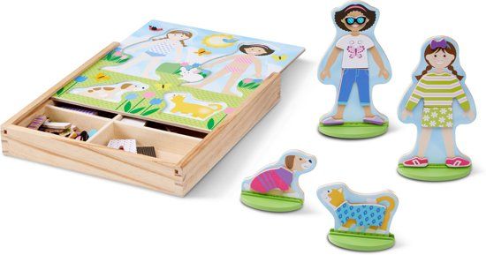 Melissa & Doug Magnetisch verkleed speel-set voor beste vrienden