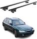 Aurilis Omac Barres De Toit Aluminium Certifiées Tüv Pour Mazda 626 Ge Break 1992-1997 – Pour Rails De Toit Standards – Rainure En T – Charge Max 90 Kg – 2 Antivols Noir
