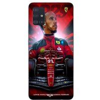 Manicase Etui voor Samsung Galaxy A51 5G Lewis Hamilton Ferrari Officieel