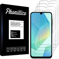 Phonillico® Samsung Galaxy A16 4G / A16 5G Gehard Glas Screenprotector Glasfilm [Pack 4]