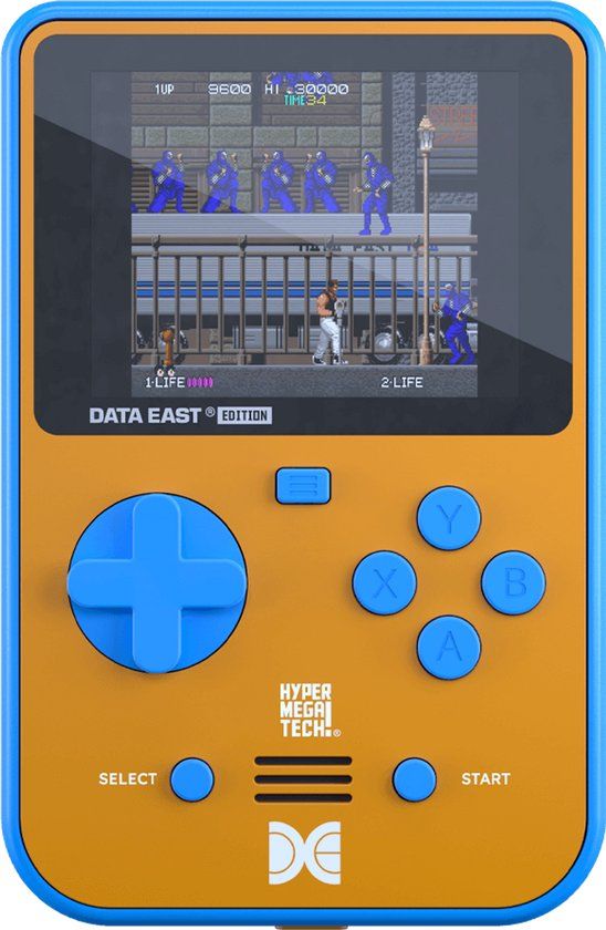 Evercade Super Pocket 6 - DATA EAST - Blauw/Oranje