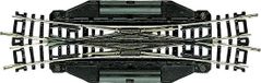 Fleischmann N Fleischmann rails (zonder ballastbed) 22246 Engels wissel, Elektrisch 129.8 mm 15 ° 1 stuk(s)