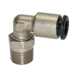 Riegler L-steekschroefverbinding "click-clock" draaibaar, R 1/4 a., voor buitenslang Ø 10 mm, werkdruk max. 16 bar, messing vernikkeld