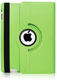 Stuff Certified Leren Vouwbare Cover voor iPad Air 4 - Multifunctioneel Hoesje Case Groen