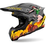 Airoh Twist 3 Adventure Mat Crosshelm - Maat L