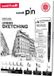 uni ball Uni Pin Urban Sketcher Set van 9 fineliners