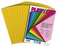 PLAY-CUT Gekleurd papier, A4, 130 g/m2, zonnegeel, 20 vellen, effen kleur