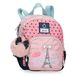 Enso Bonjour Kleine rugzak, roze, 19 x 23 x 8 cm, polyester, 3,5 l