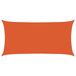 vidaXL Zonnezeil 2,5 x 4,5 m HDPE Oranje