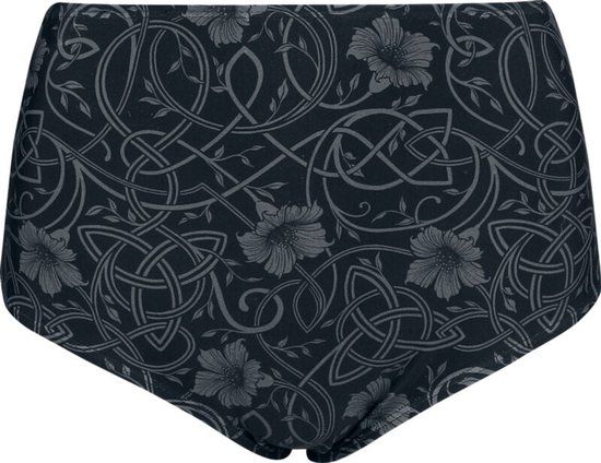 Black Premium by EMP Zwarte bikinibroekjes met hoge taille - Dames - S