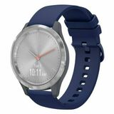 By Qubix - Soft siliconen bandje - Donkerblauw - geschikt voor Huawei Watch 5 - 42mm