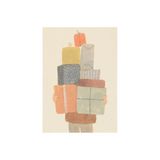 Carte, pile de cadeaux