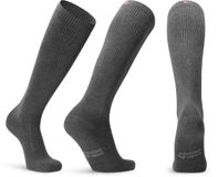 DANISH ENDURANCE Compressiekousen Dames & Heren - biologisch katoen - 14-18 mmHg - Grijs - Maat 39-42