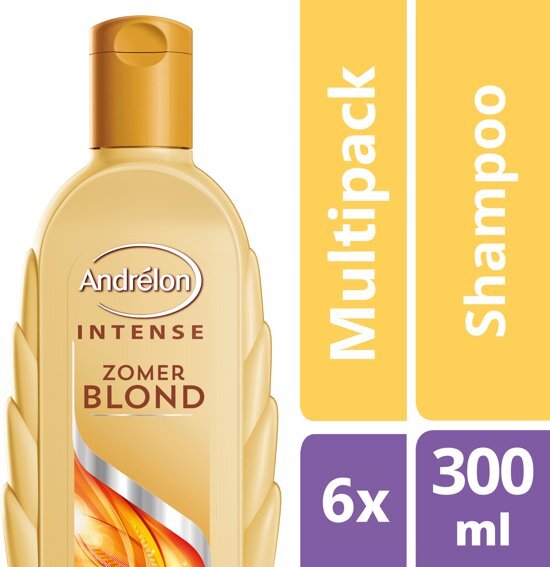 AndrÃ©lon Zomerblond - 300 ml - Shampoo - 6 stuks - Voordeelverpakking