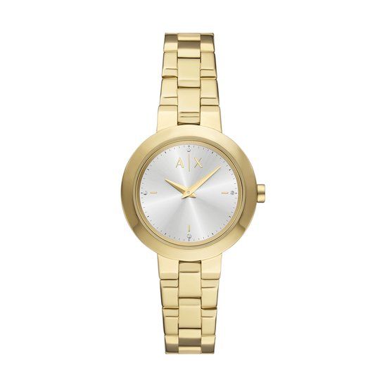Armani Exchange Dames Horloge AX5180 Goudkleurig