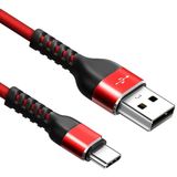Allteq AK-USB-A-C-0,5 USB-kabel USB 2.0 0,5 m USB C naar USB A 5 Gbit/s Rood