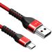 Allteq AK-USB-A-C-0,5 USB-kabel USB 2.0 0,5 m USB C naar USB A 5 Gbit/s Rood