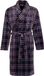 Pastunette - Badjas - Northern Checks - Fleece - Donkerblauw - Geruit - Maat M
